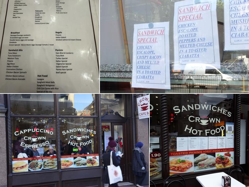 Crown - Cafe Português Menu