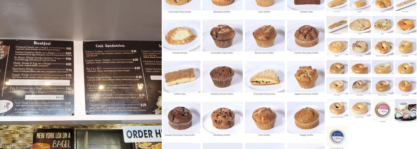 Abraham Bagel Menu
