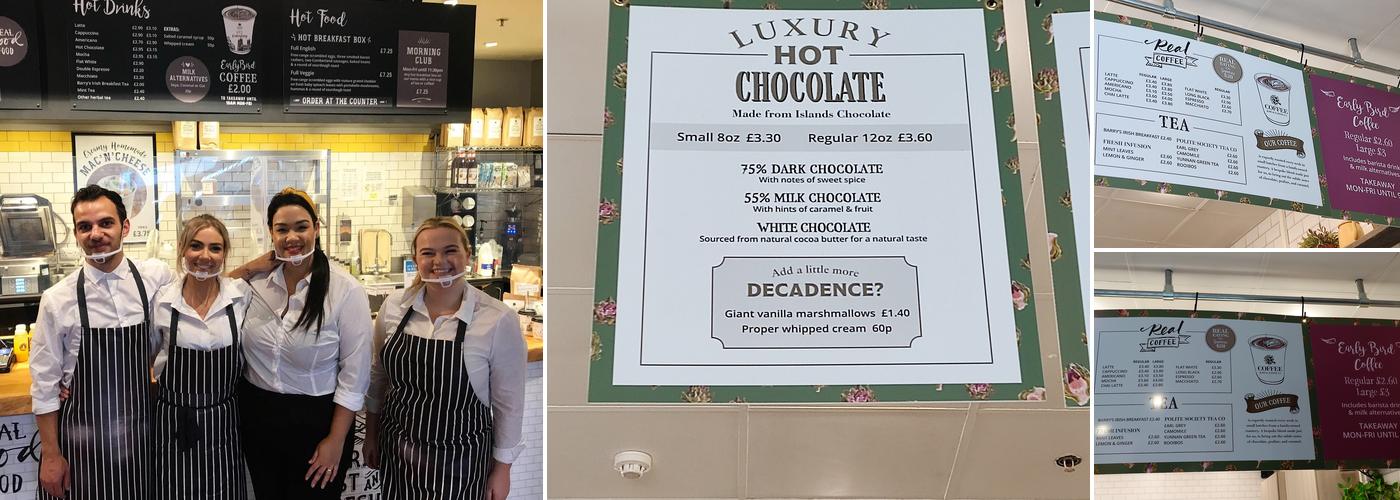 Coffee by Real Eating Co Menu