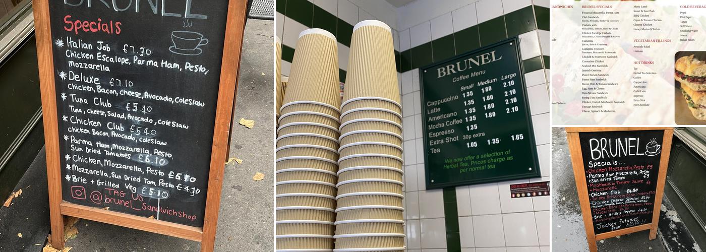 Brunel Sandwich Shop - Stand, London Menu