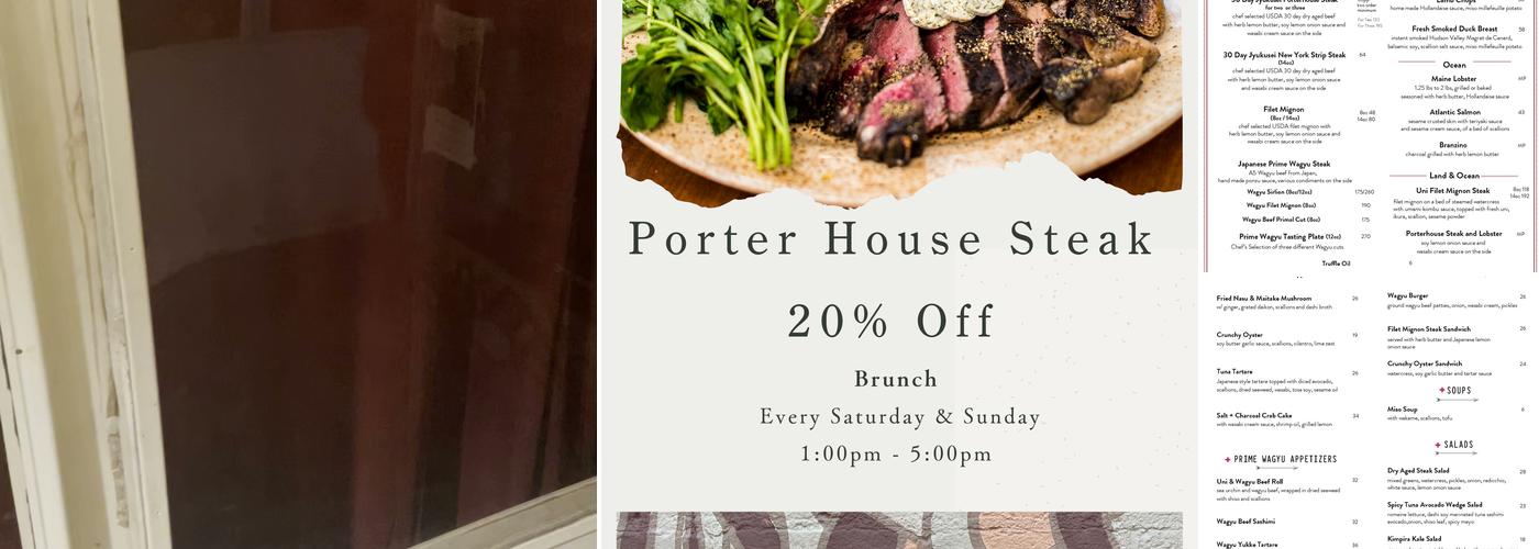 Salt + Charcoal Menu