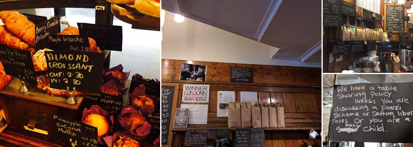 Forbes and Hamilton Coffee House Menu