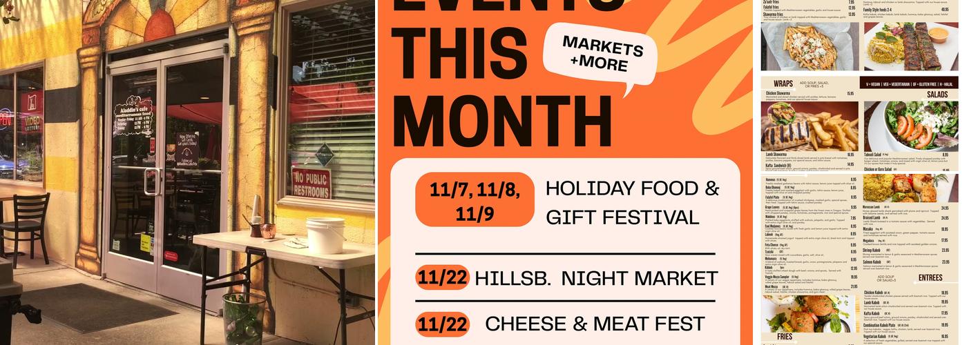 Aladdin's Café Restaurant & Catering Menu