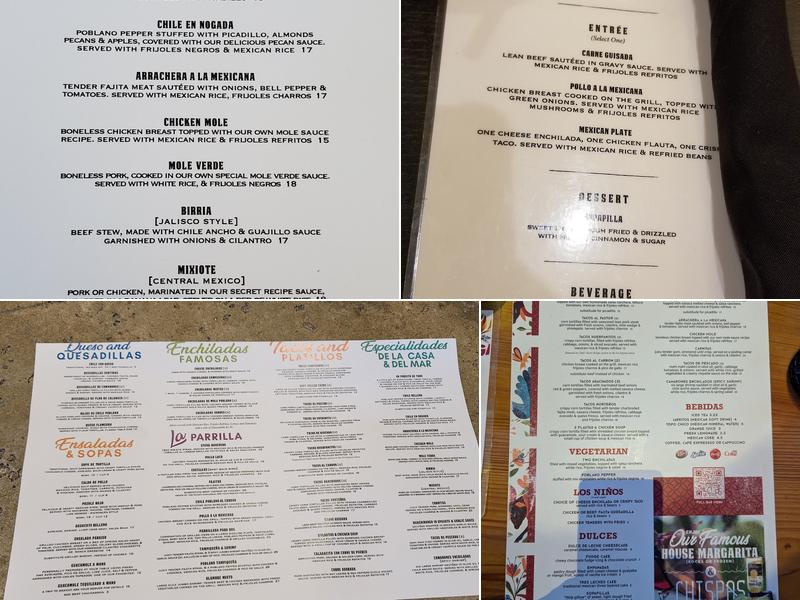 La Fogata Comida Menu