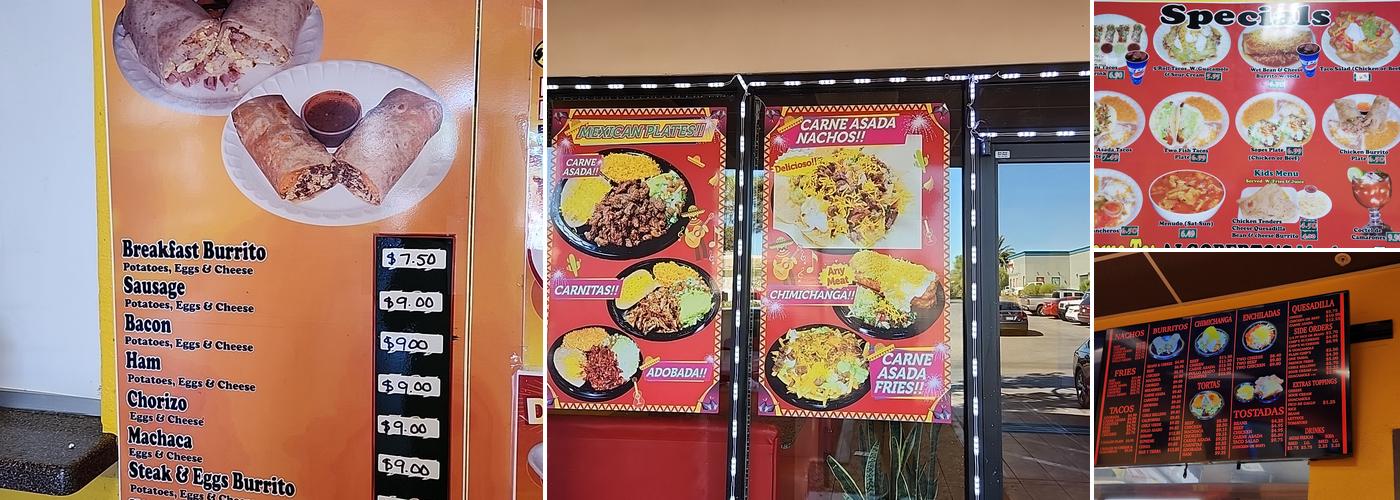 Algobertos Menu