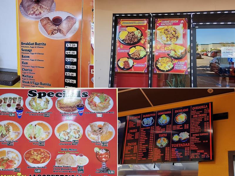 Algobertos Menu