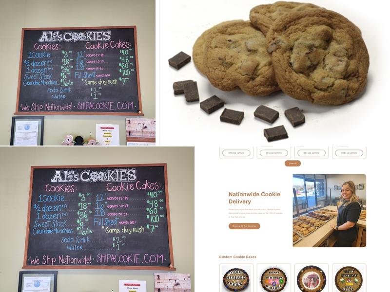 Ali’s Cookies - East Cobb Menu
