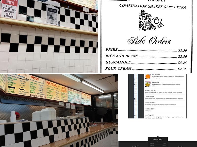 Allende Restaurant #1 Menu