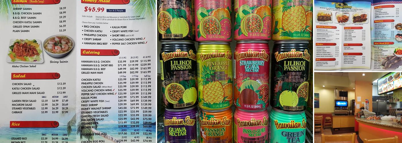 Aloha Hawaiian BBQ Menu