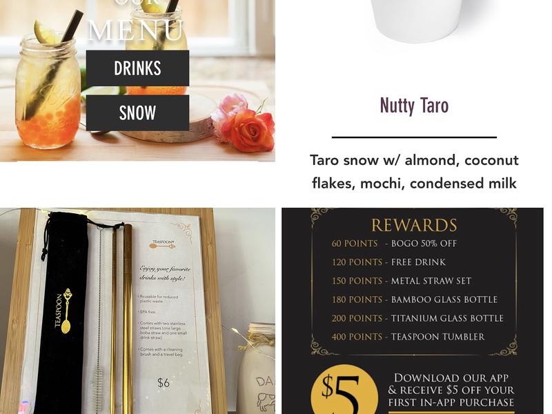 Teaspoon Palo Alto Menu