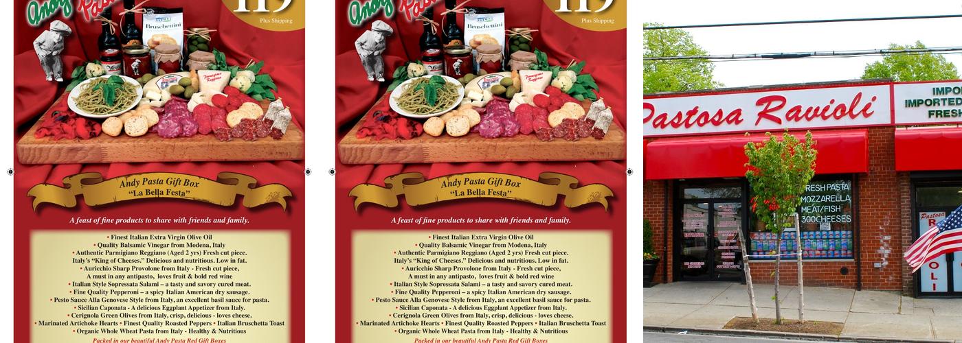 Pastosa Ravioli & Andy Pasta Forest Avenue Menu