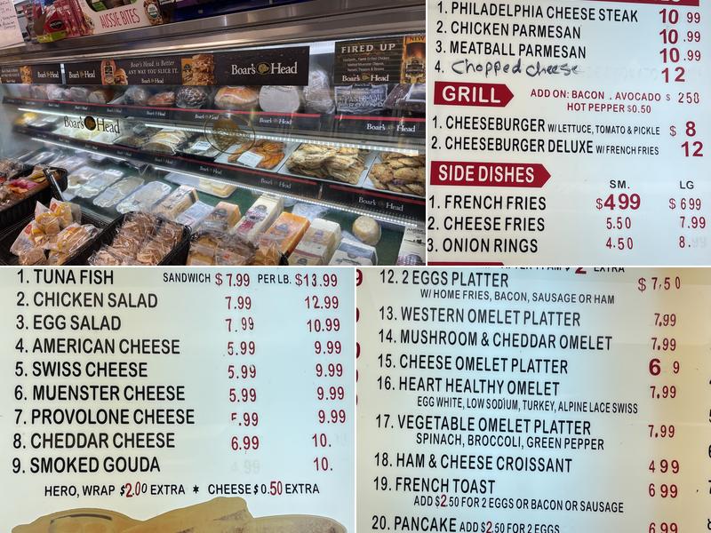 Anitas Deli & Grocery Menu