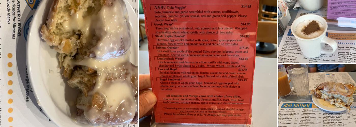 Ann Sather Restaurant & Catering Menu