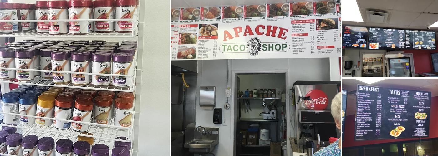 Apache Taco Shop Menu