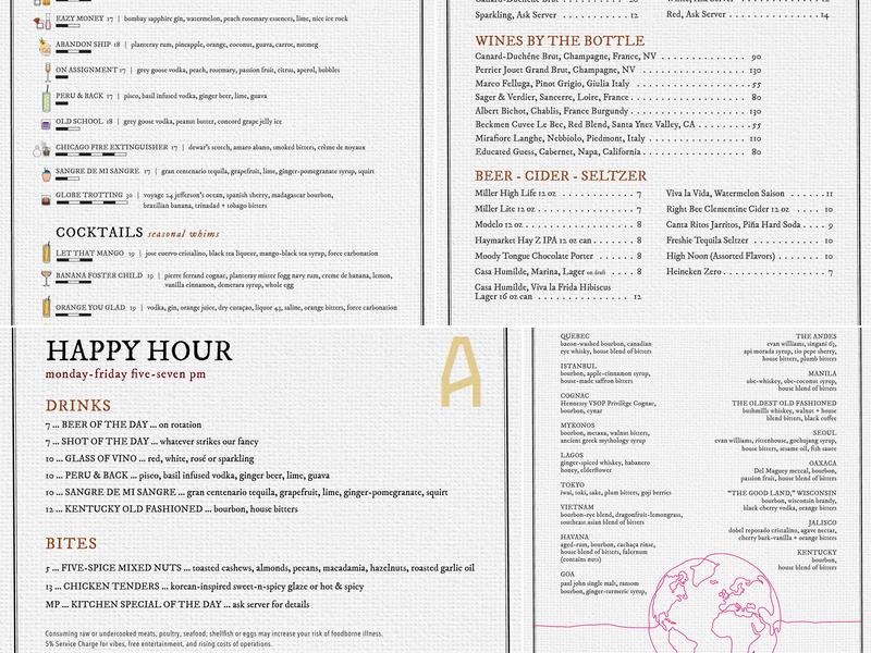 Arbella Menu