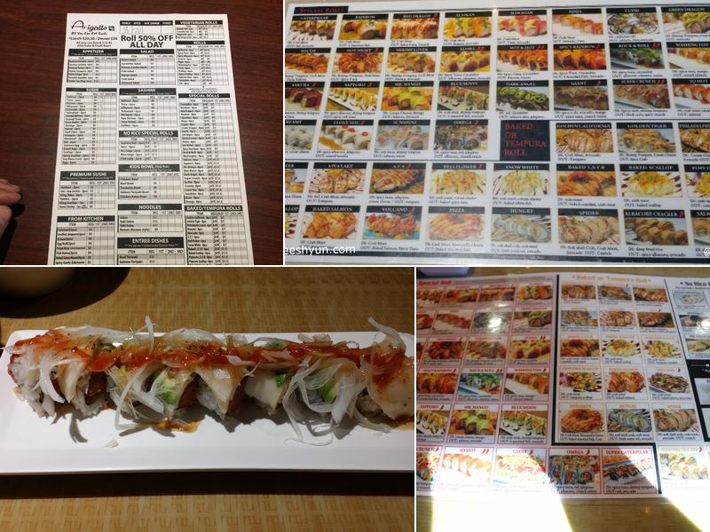Arigatto Sushi Menu