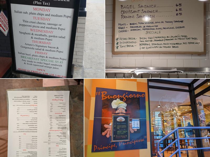 Arturo Express Restaurant and Catering Menu