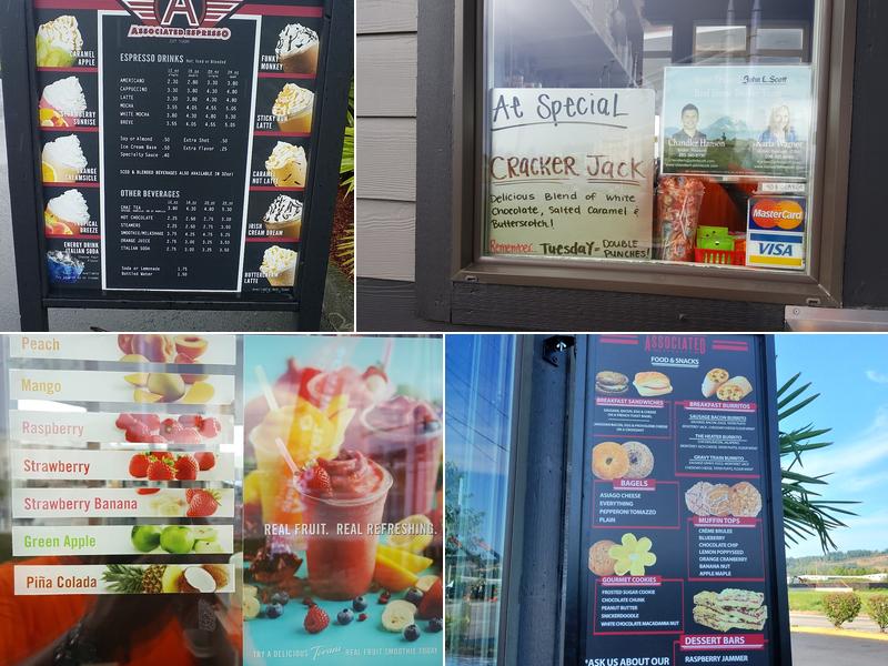 Associated Espresso Menu