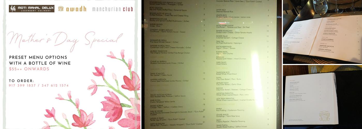 Awadh Menu