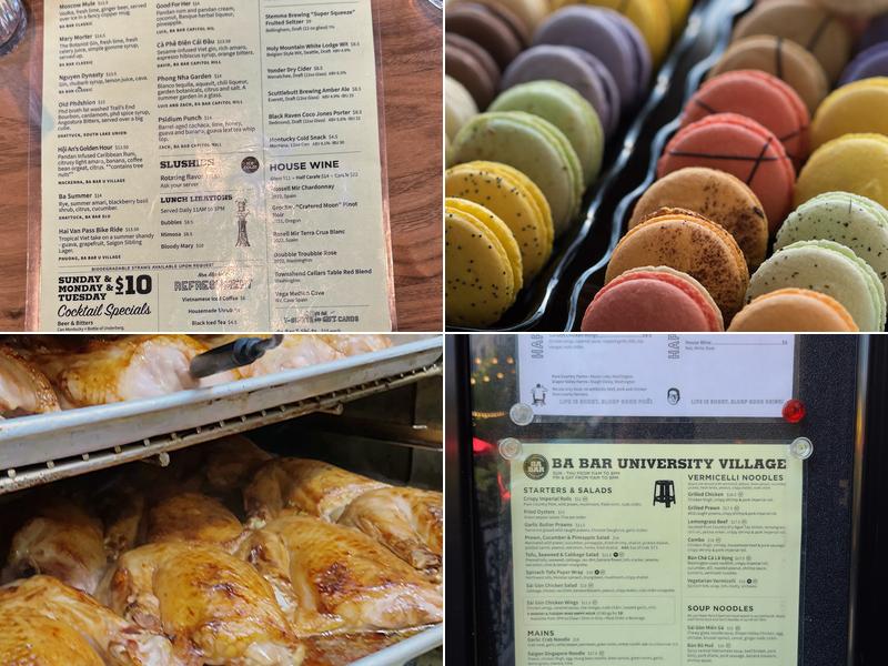 Ba Bar University Village Menu