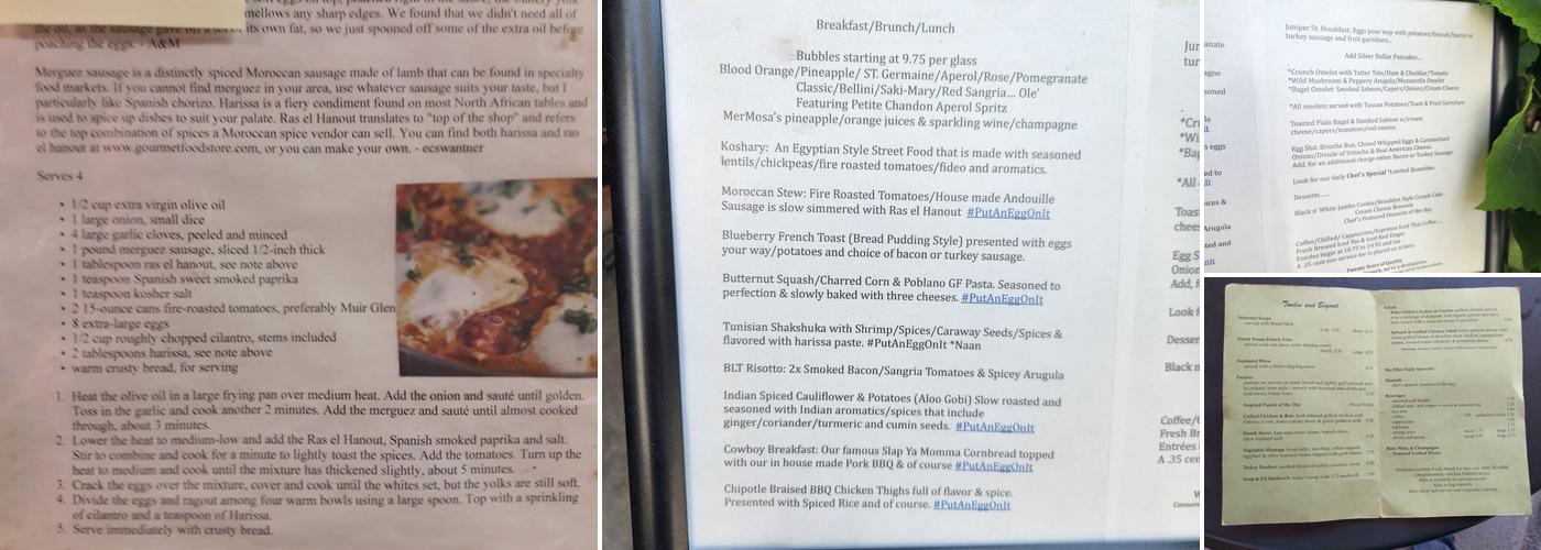 Babs Midtown Menu
