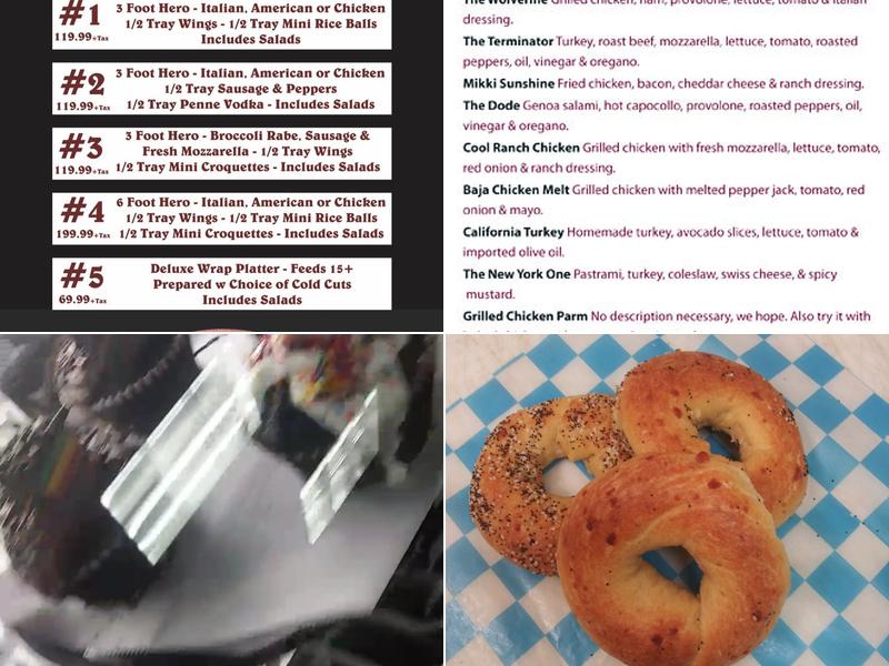 Bagel Depot Menu