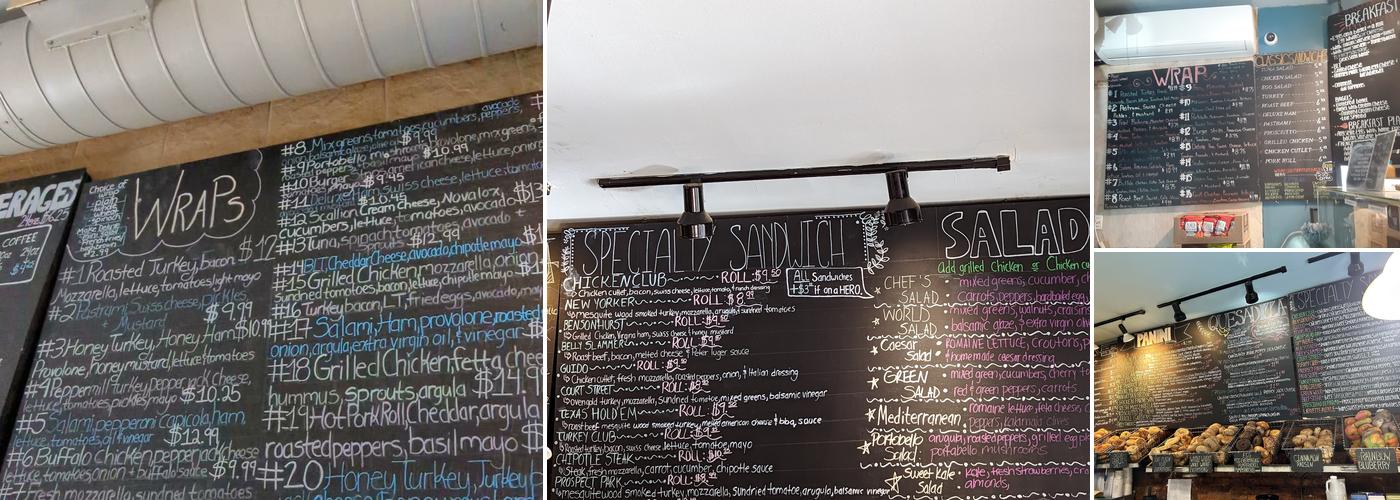 Bagel World Menu