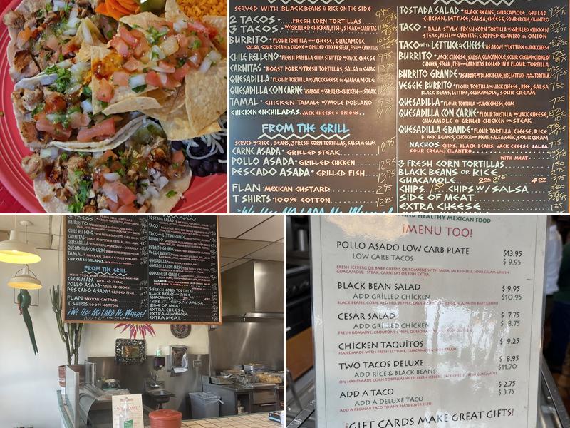 Baja Bud's Menu