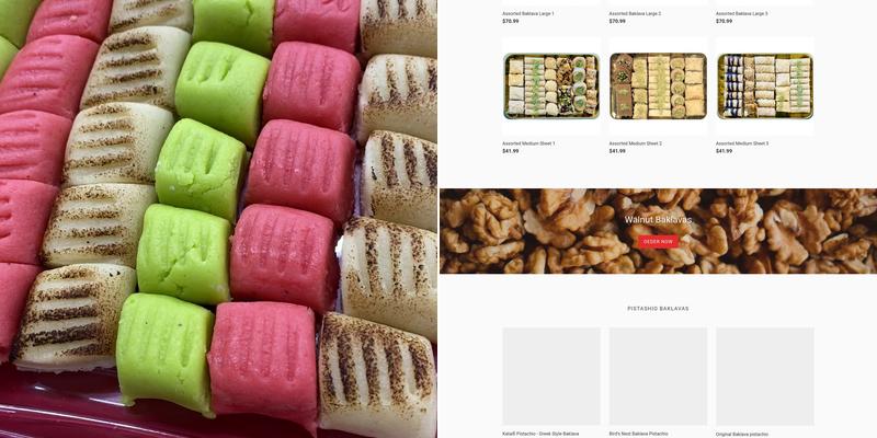 Baklava Factory Menu