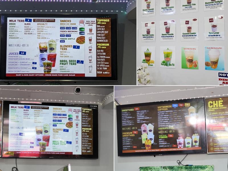 Bambu Menu