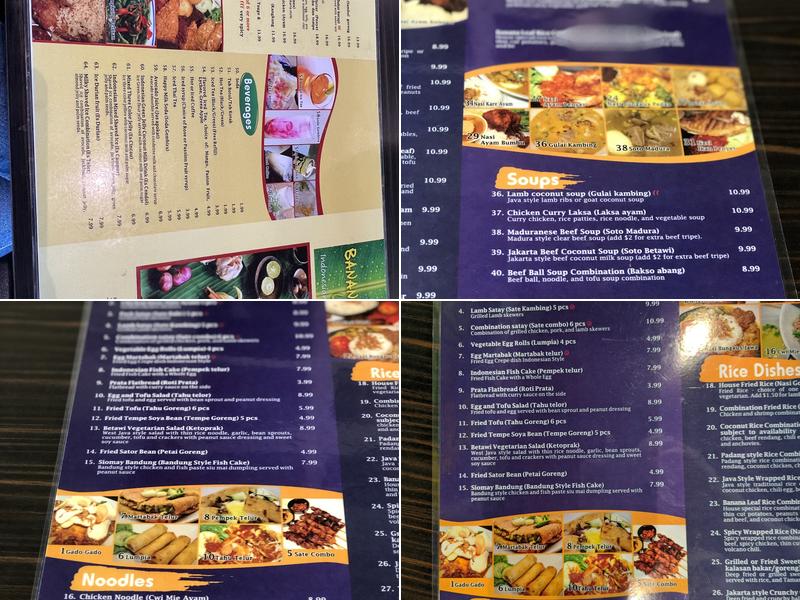 Banana Leaf Menu