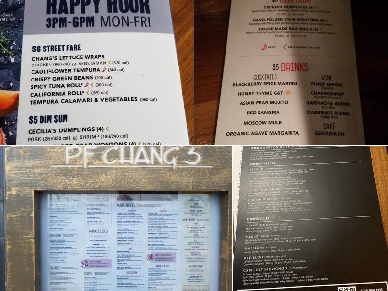 P.F. Chang's Menu