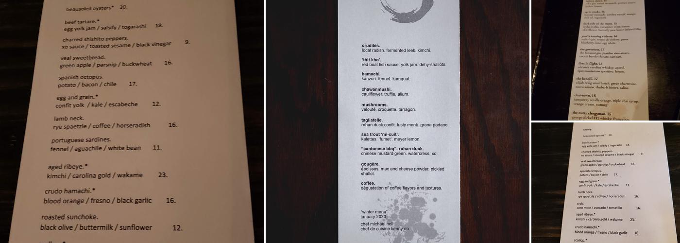 Bardo Menu