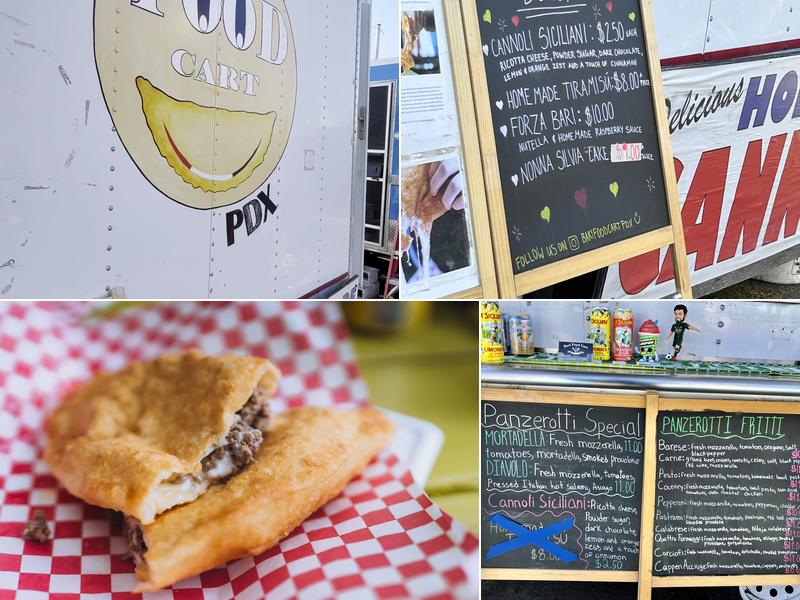 Bari Food Cart Pdx Menu
