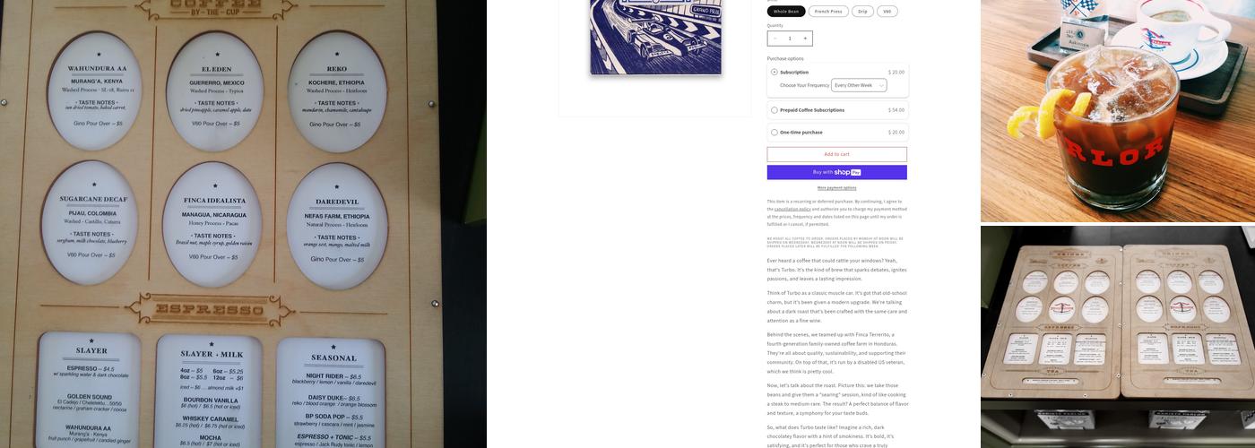 Barista Parlor Germantown Menu