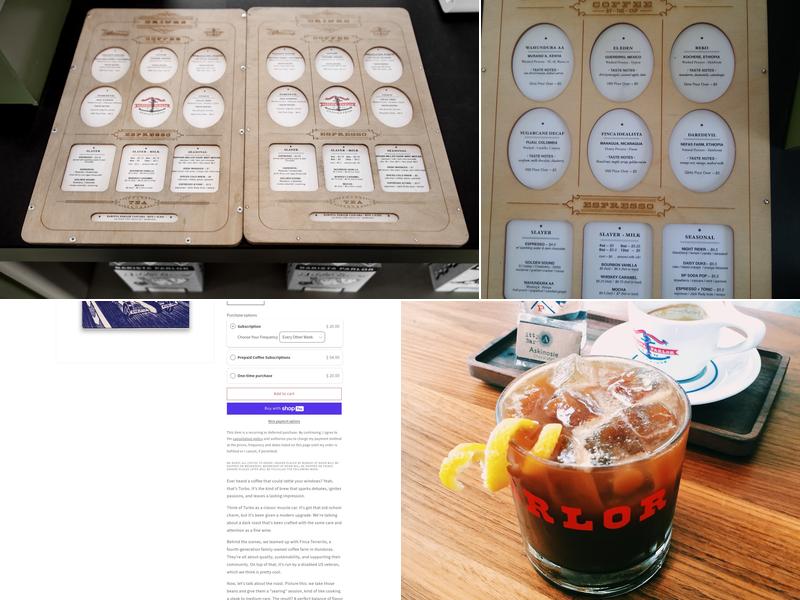 Barista Parlor Germantown Menu