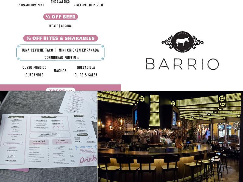 Barrio Menu