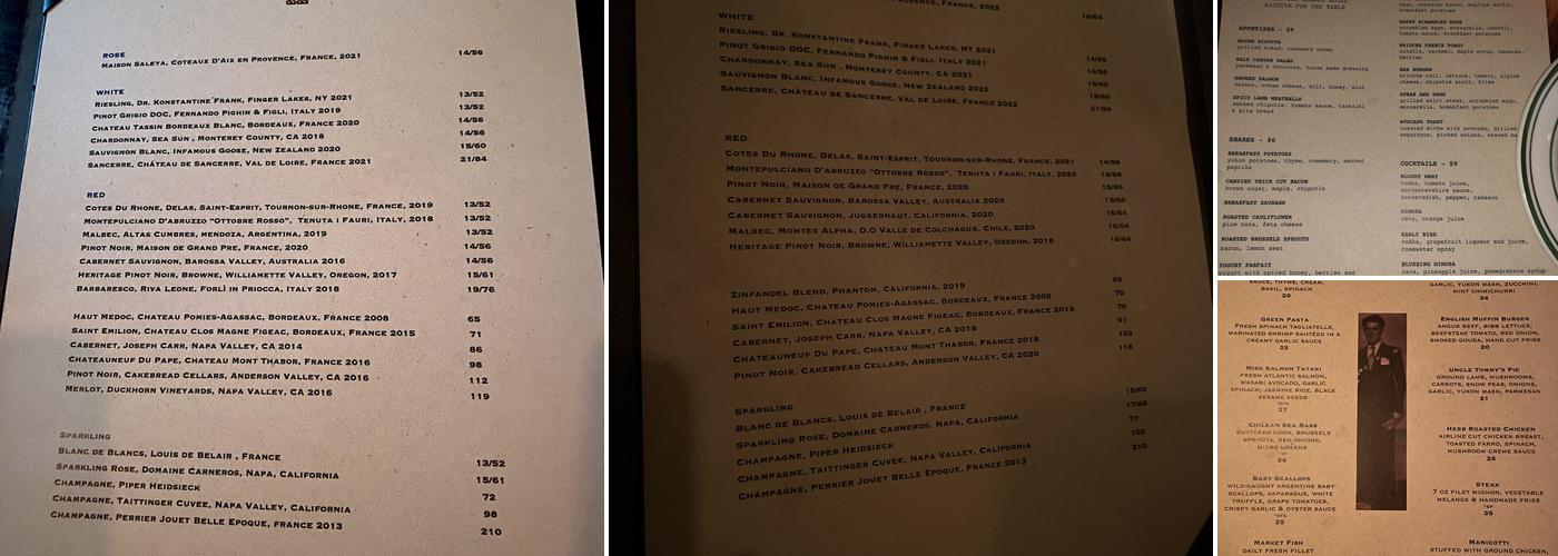 Bea Menu