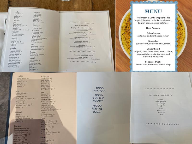 Wildseed Menu