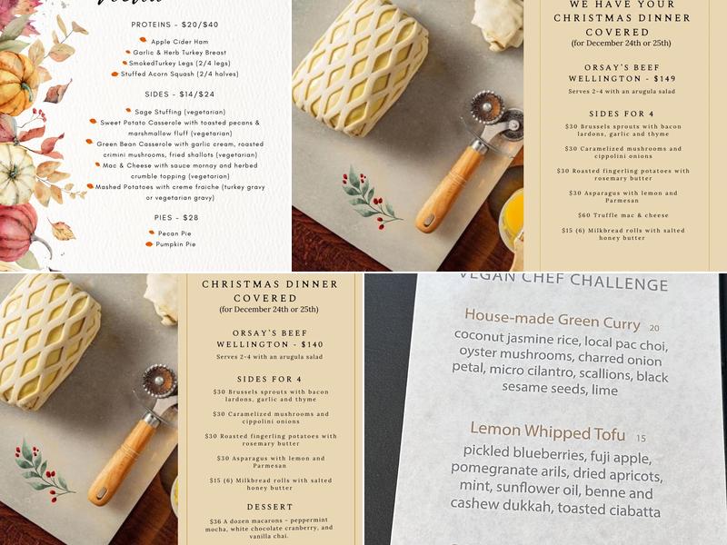 Bellwether Menu