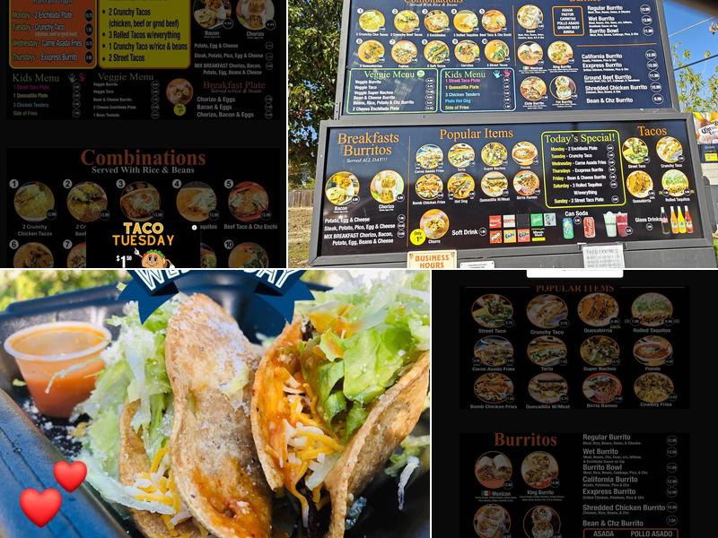 Taco Exxpress #1 Menu