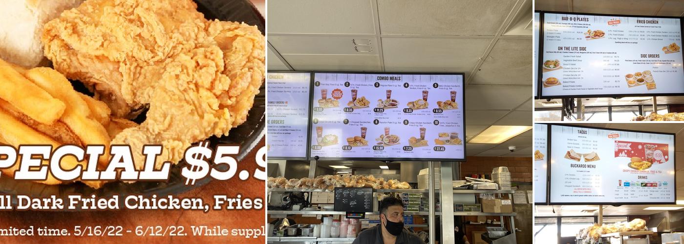 Bill Miller BBQ Menu