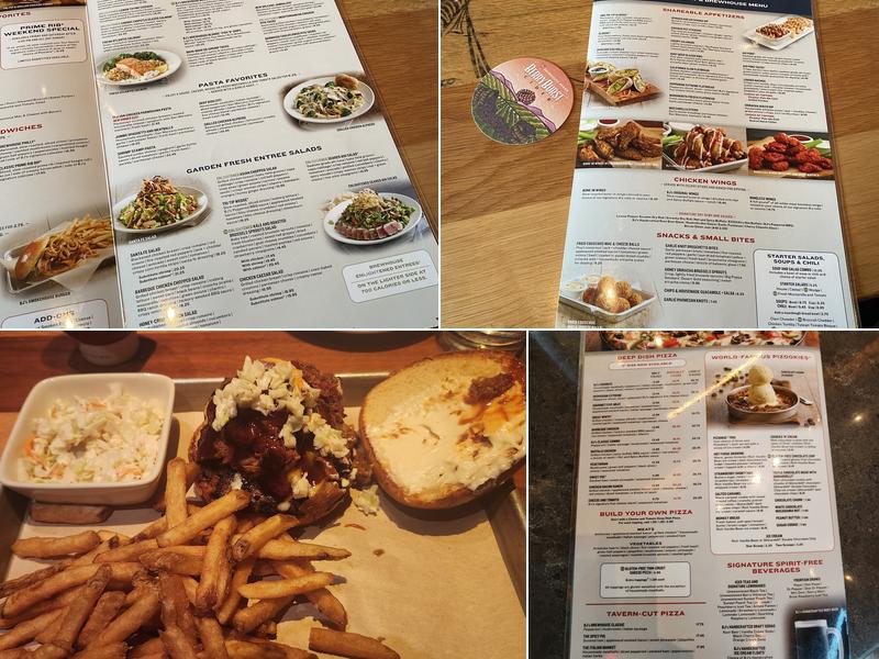 BJ's Restaurant & Brewhouse Menu