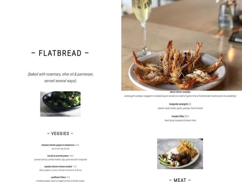 Black Bottle Gastrotavern Menu