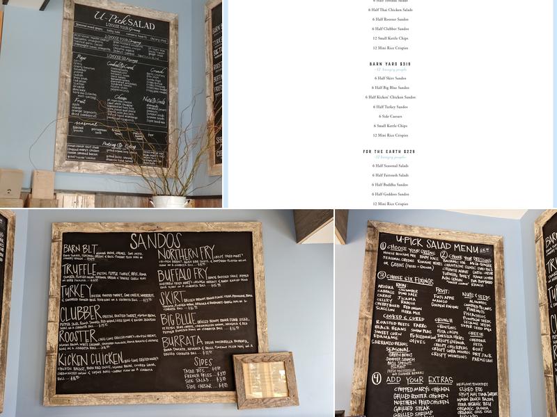 Blue Barn Steiner Menu