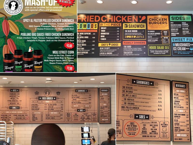 Blue Ribbon Fried Chicken Menu