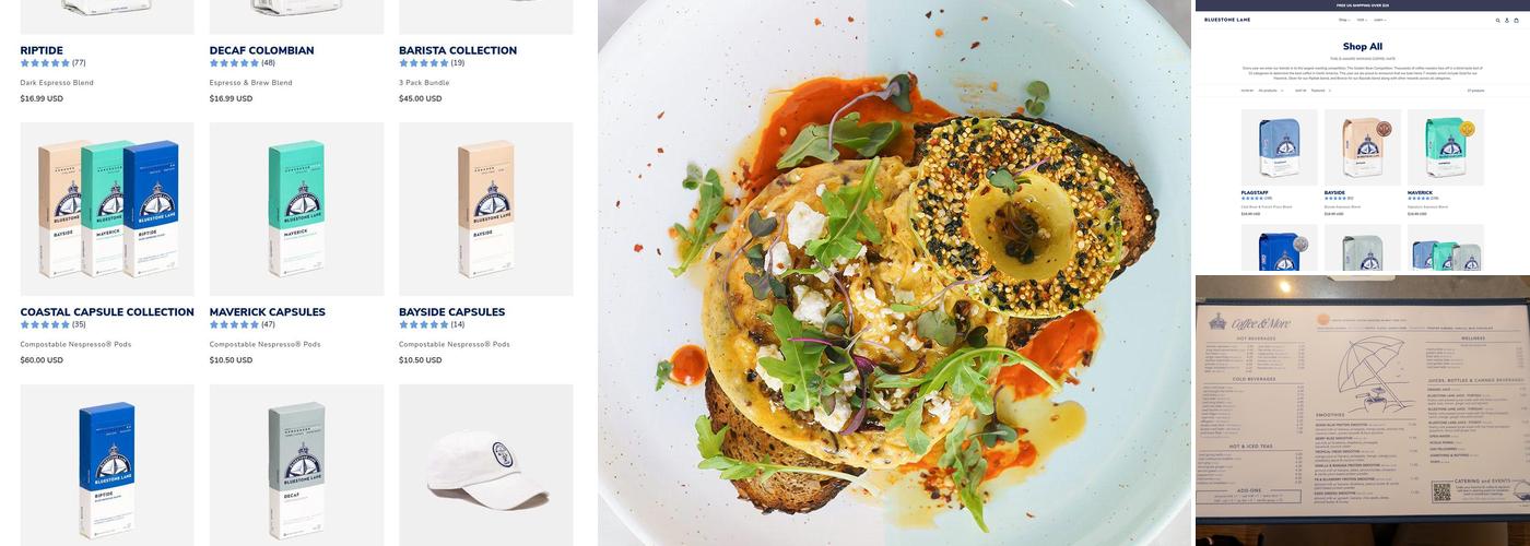 Bluestone Lane Manhattan West Café Menu