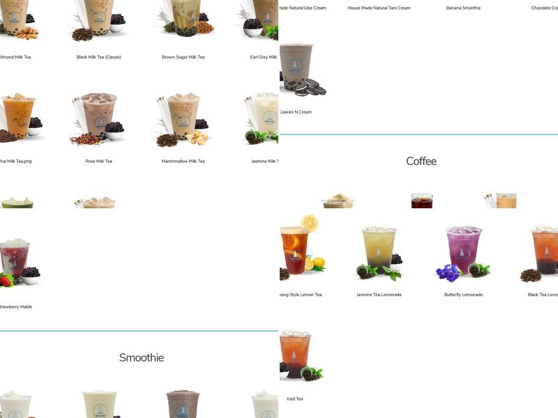Boba Lab Menu