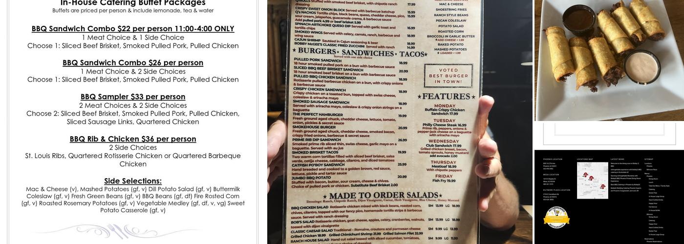 Bobby-Q BBQ Restaurant and Steakhouse Menu
