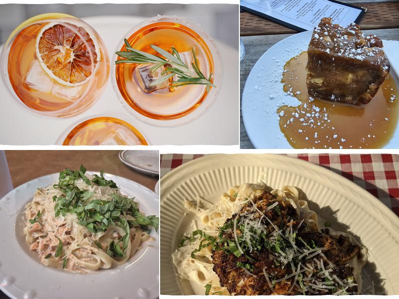 Boccis Peace and Pasta Menu